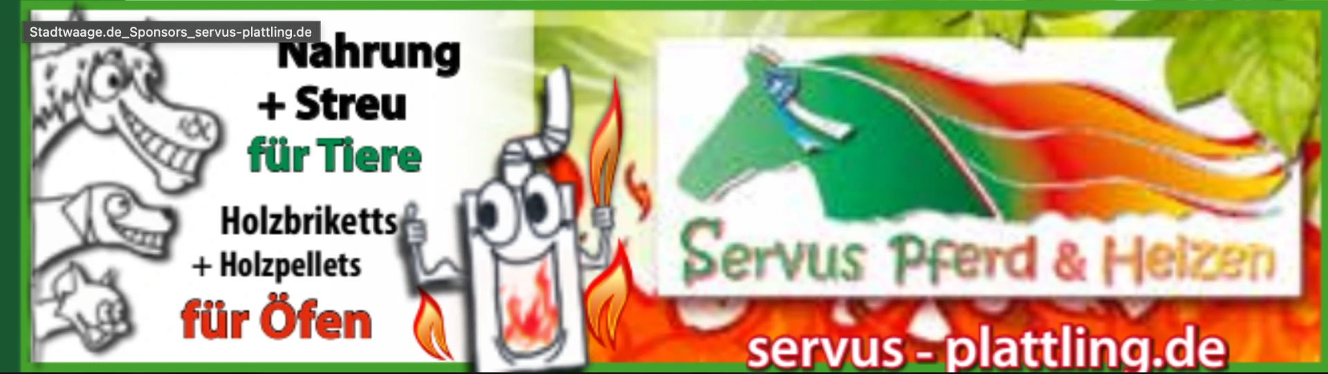 Servus Pferd & Heizen – Nahrung und Streu für Tiere, Holzbriketts und Holzpellets, servus-plattling.de